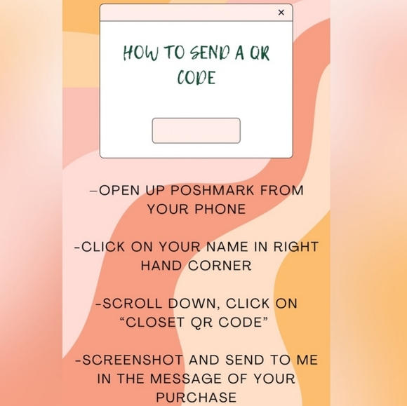 BUY NOW - 100 CUSTOM 2” stickers with YOUR poshmark QR code & closet name! - Picture 8 of 8